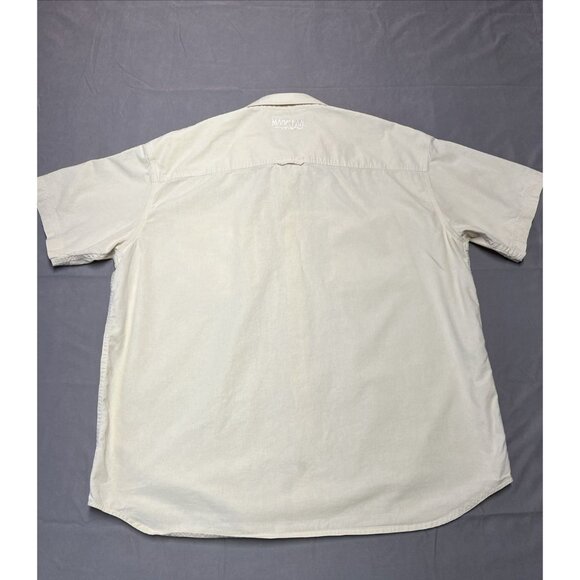 MAGELLAN SPORTSWEAR FISHING SHIRT 100% COTTON BUTTON UP YELLOW MEN'S SIZE XXL - Picture 7 of 16